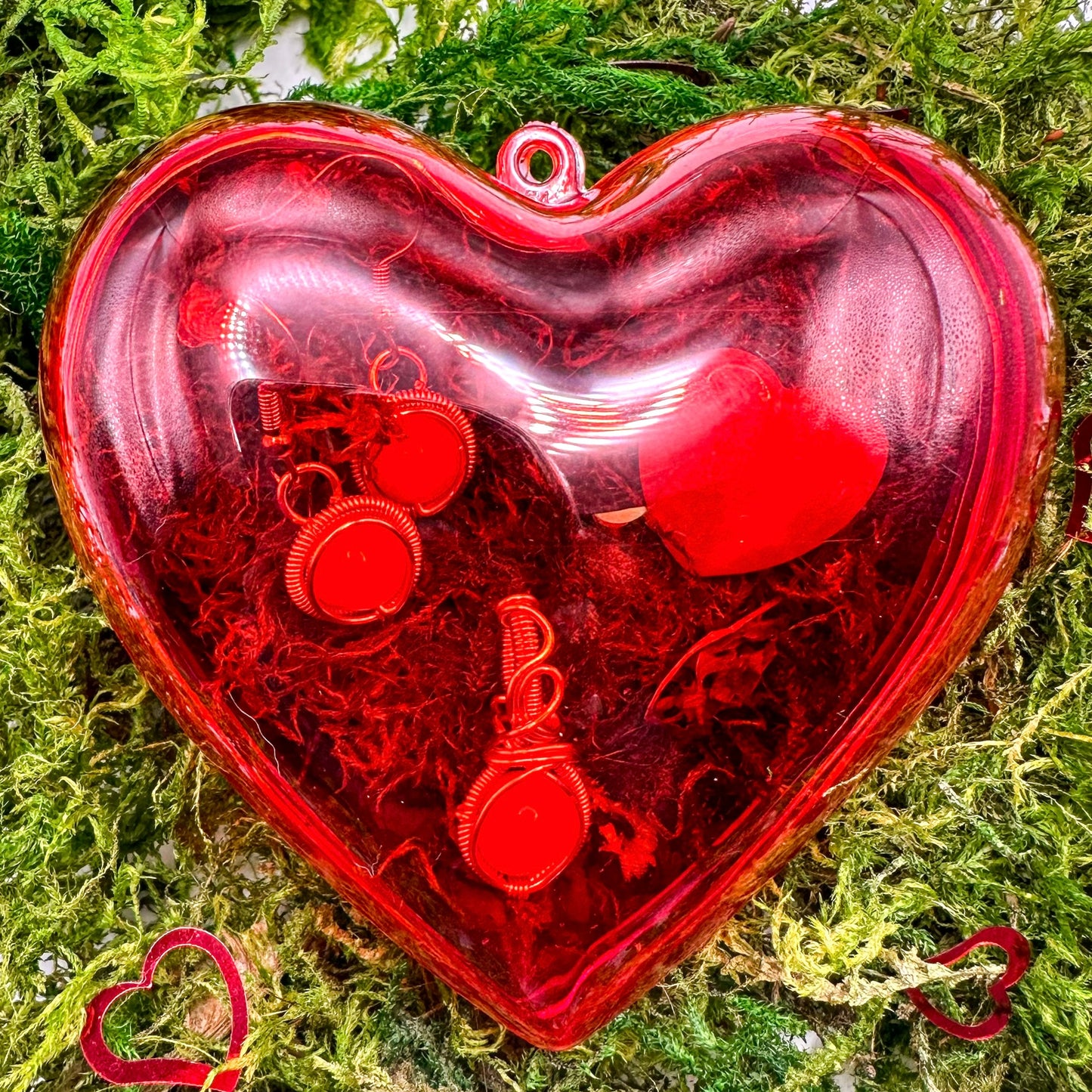 Rose Quartz Mini Heart | Gold