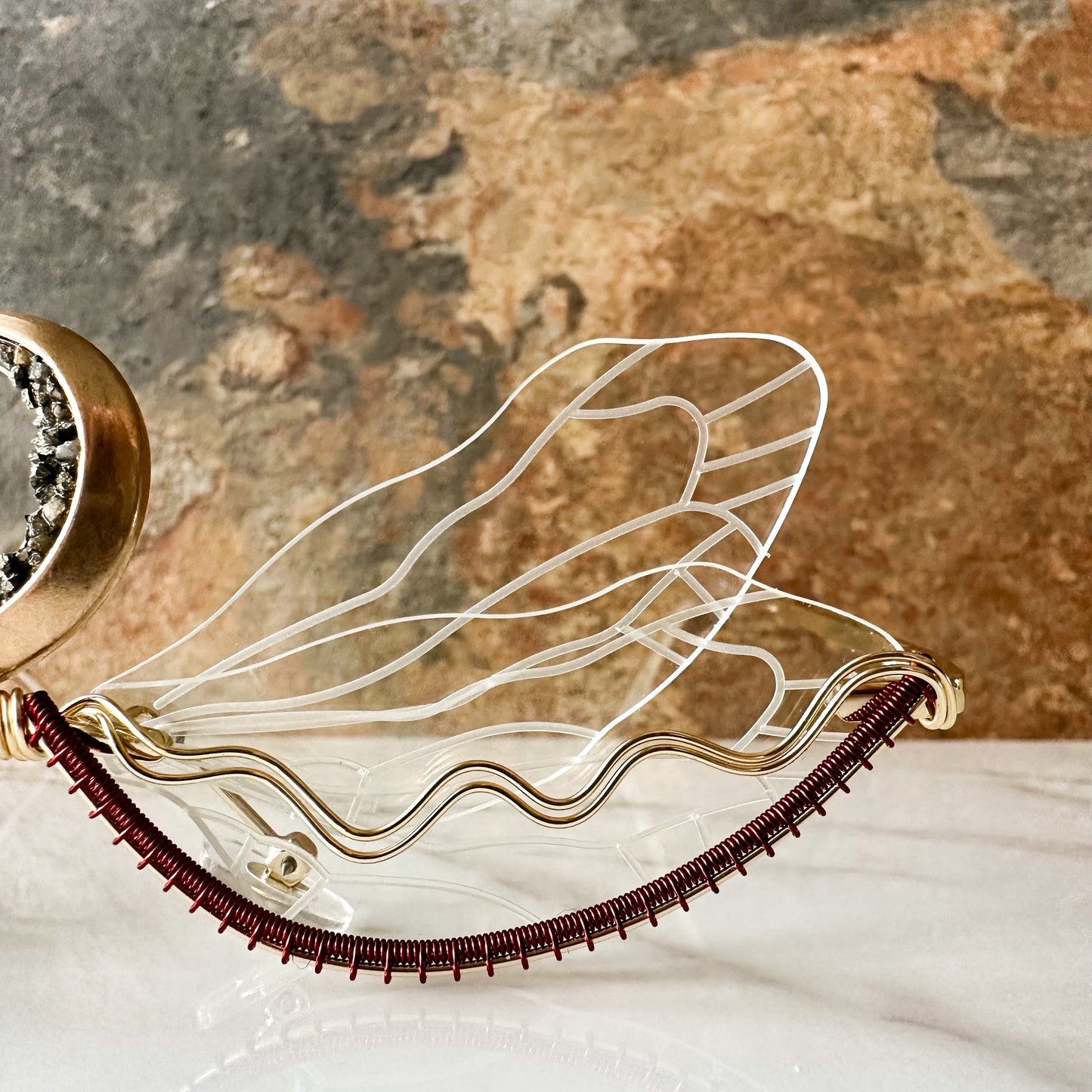 Crystal Moon Fairy Wing Sunglasses