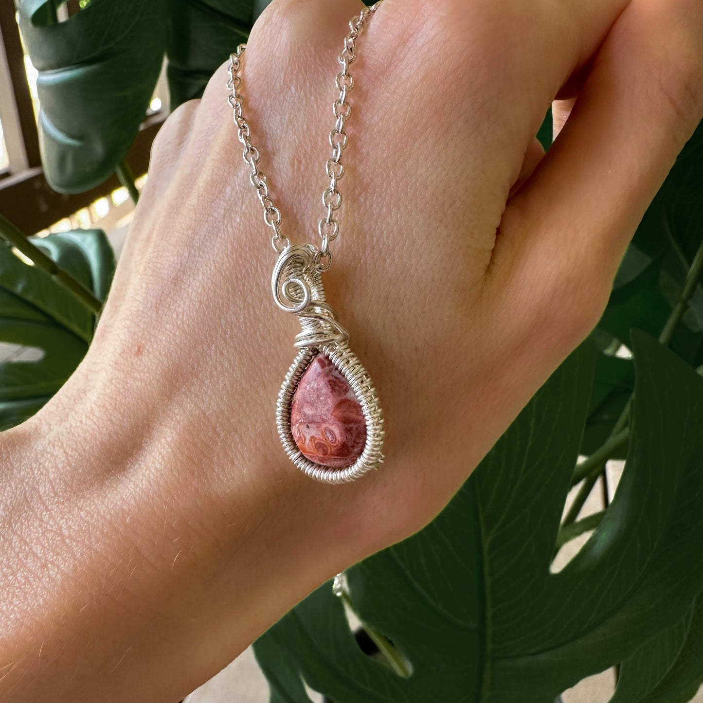 Rhodonite Pendant