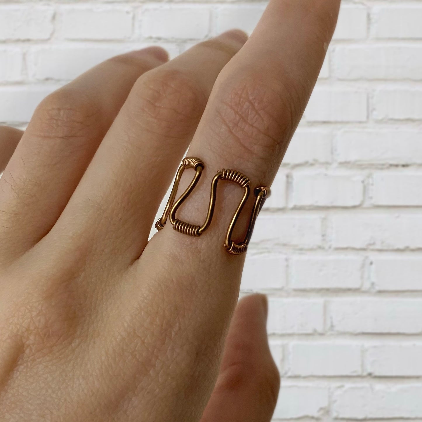 Adjustable Wire Wrapped Rings