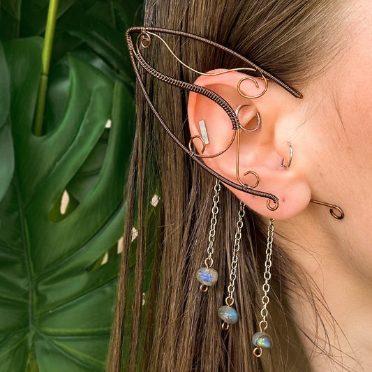 Labradorite Elf Ears