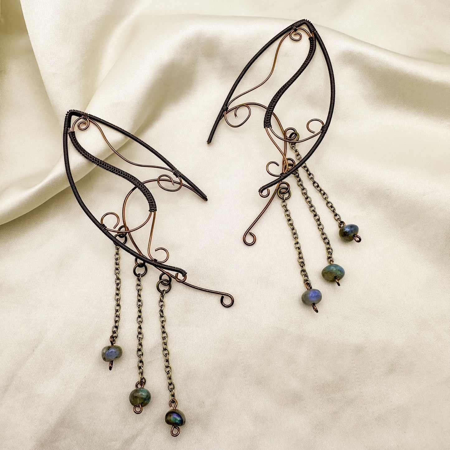 Labradorite Elf Ears