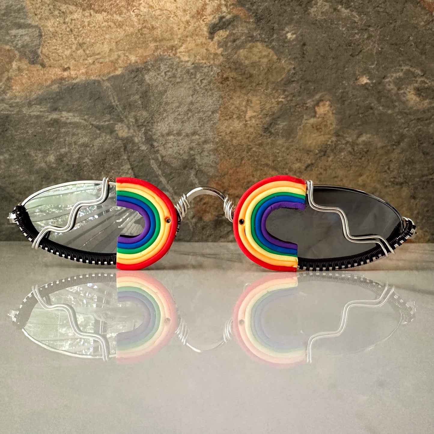 Rainbow Sunglasses | Silver