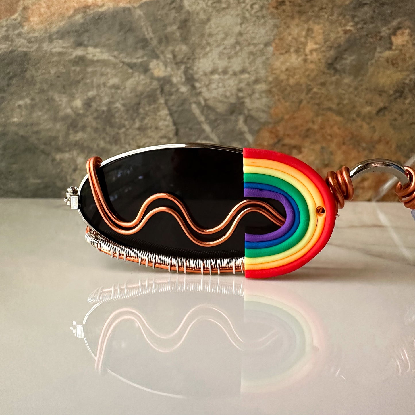 Rainbow Sunglasses | Peach