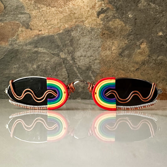 Rainbow Sunglasses | Peach