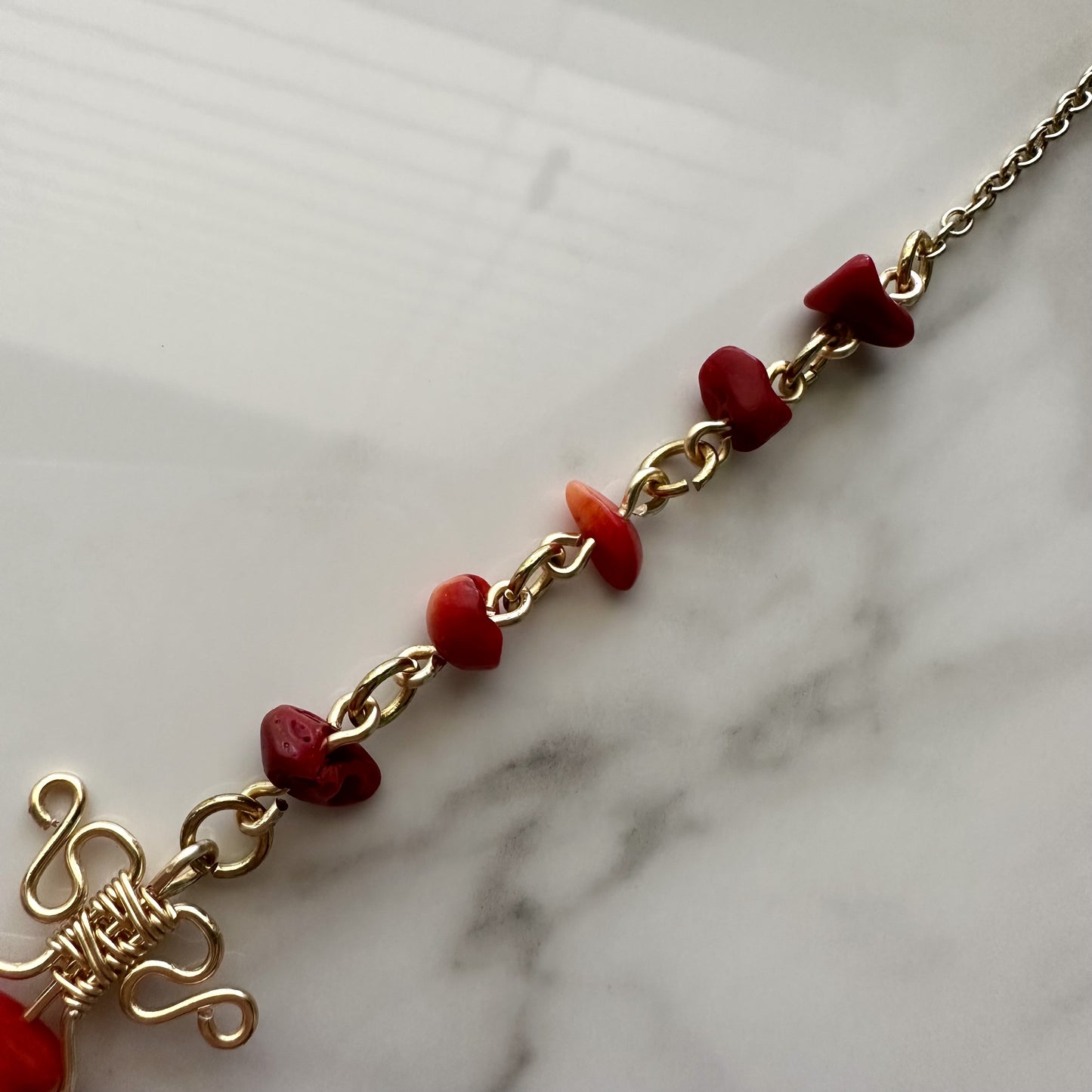 Bamboo Coral Choker