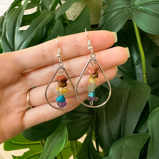 Rainbow Crystal Earrings