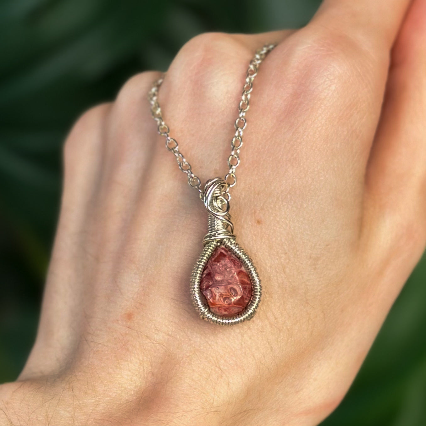 Rhodonite Pendant