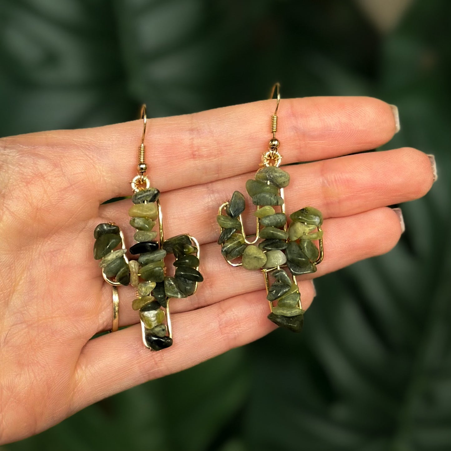 Cactus Earrings | Jasper