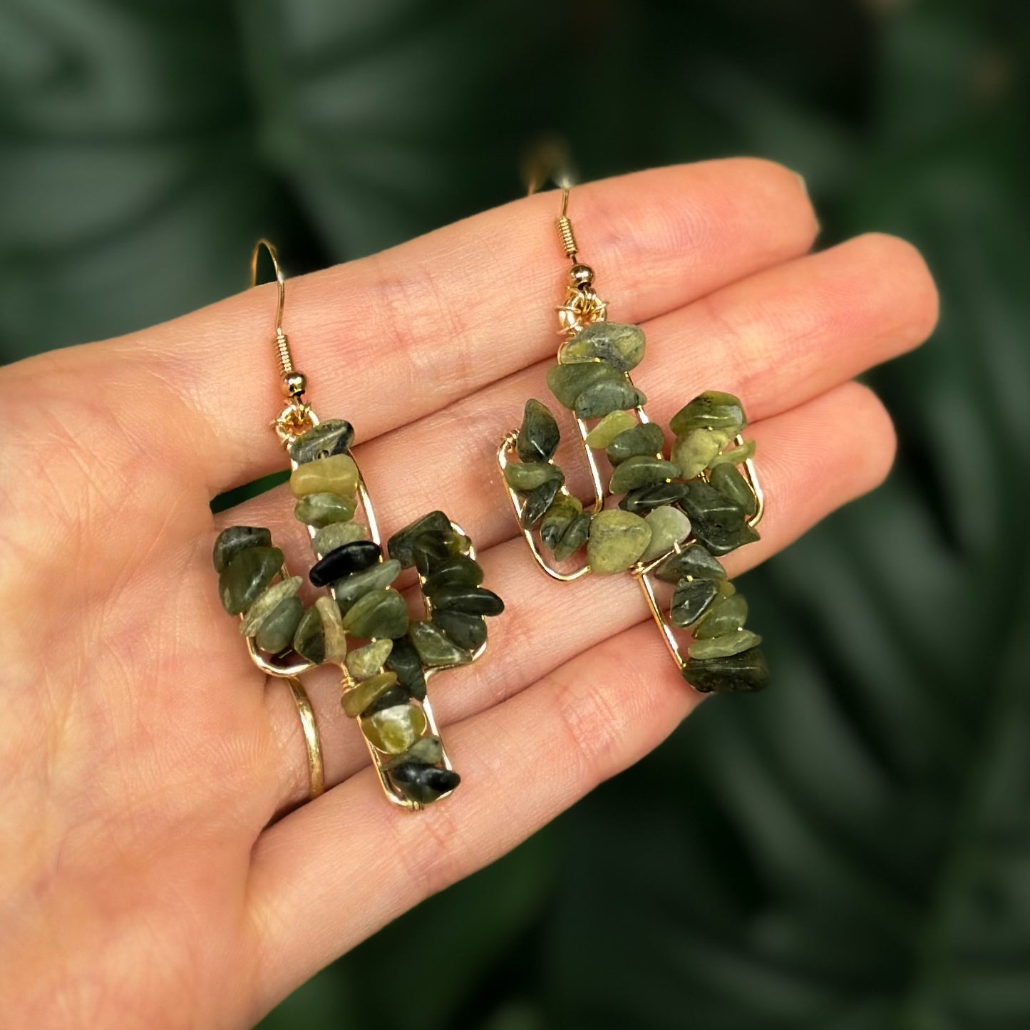 Cactus Earrings | Jasper