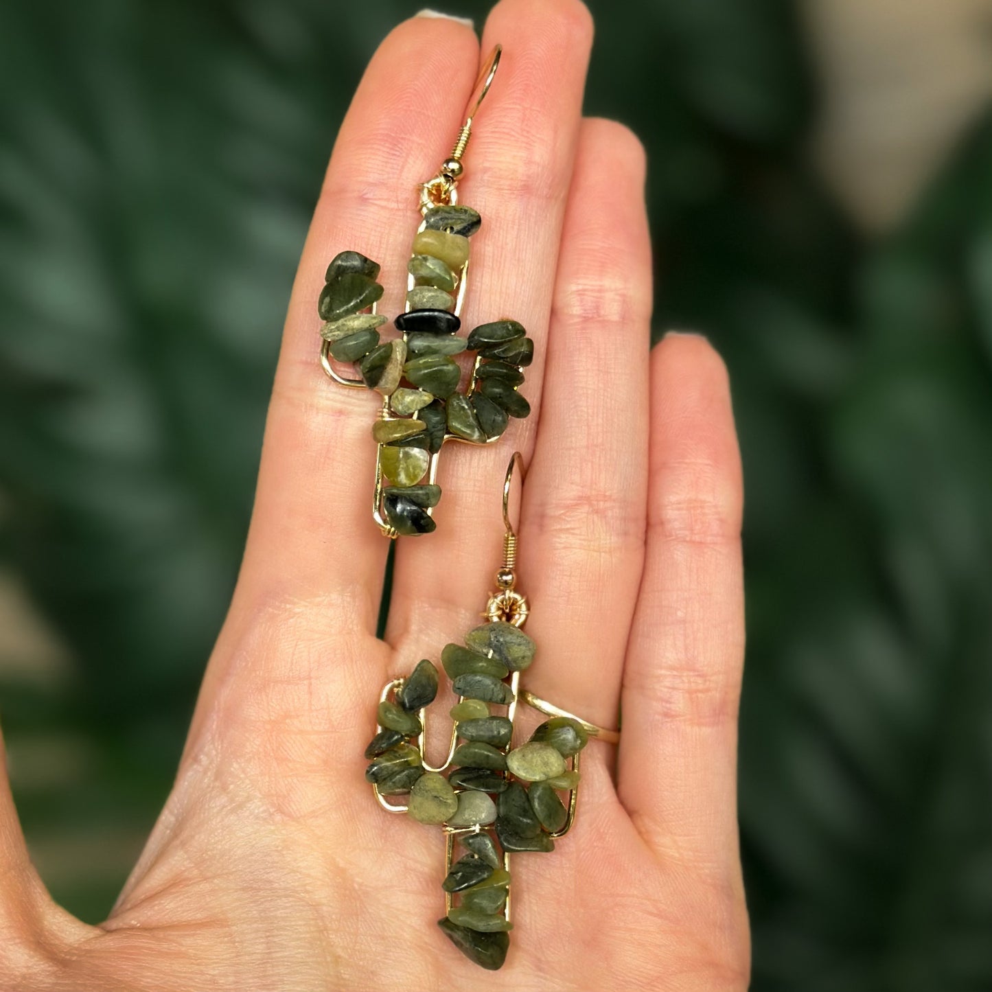 Cactus Earrings | Jasper