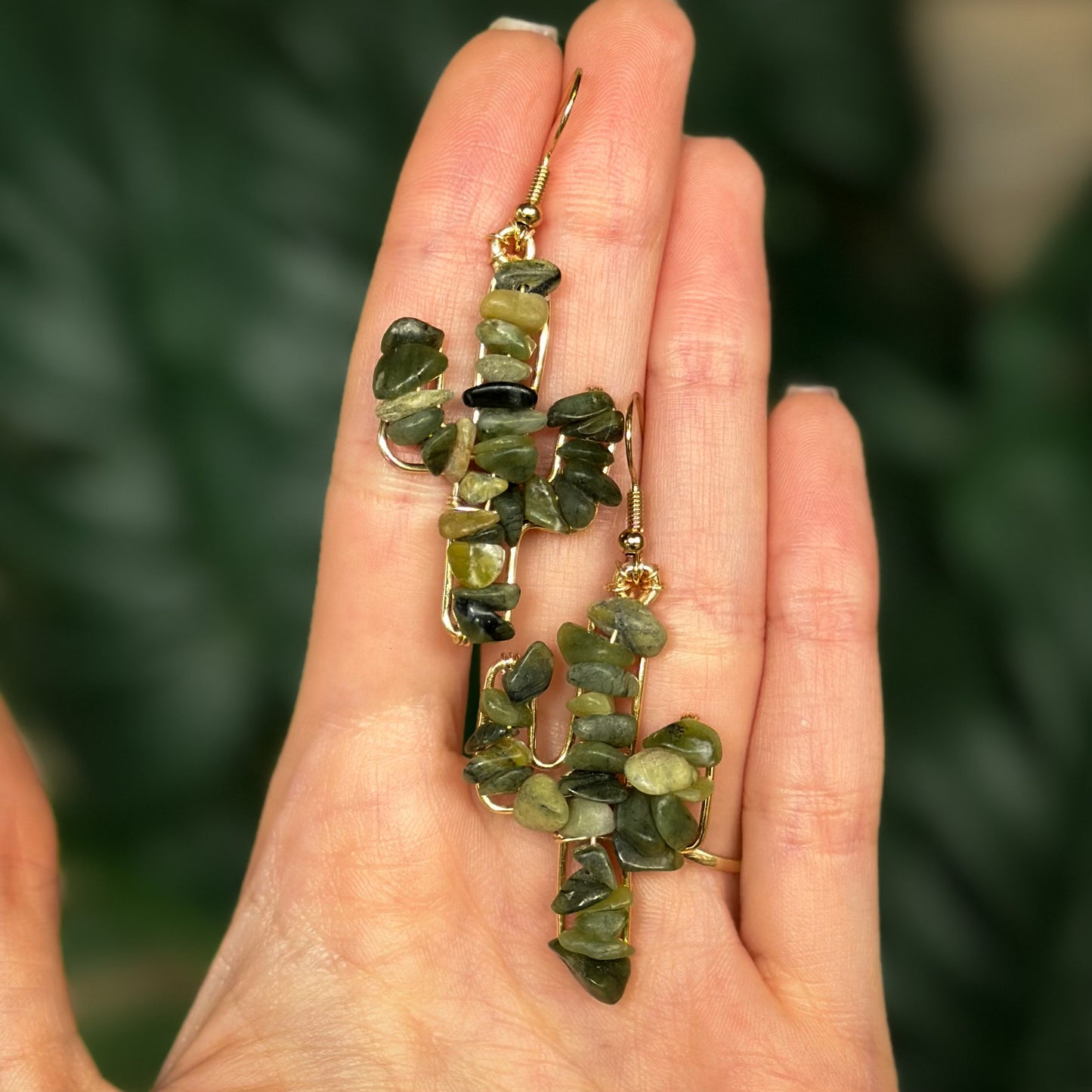 Cactus Earrings | Jasper