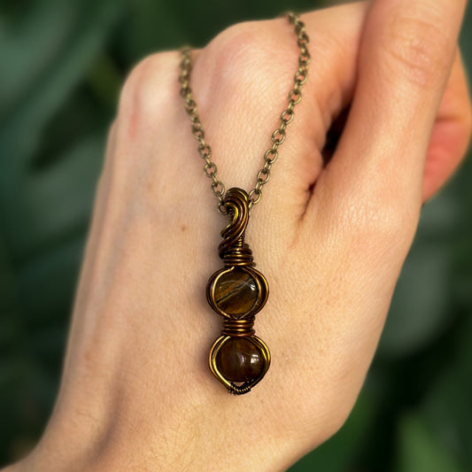 Tigers Eye Mini Pendant