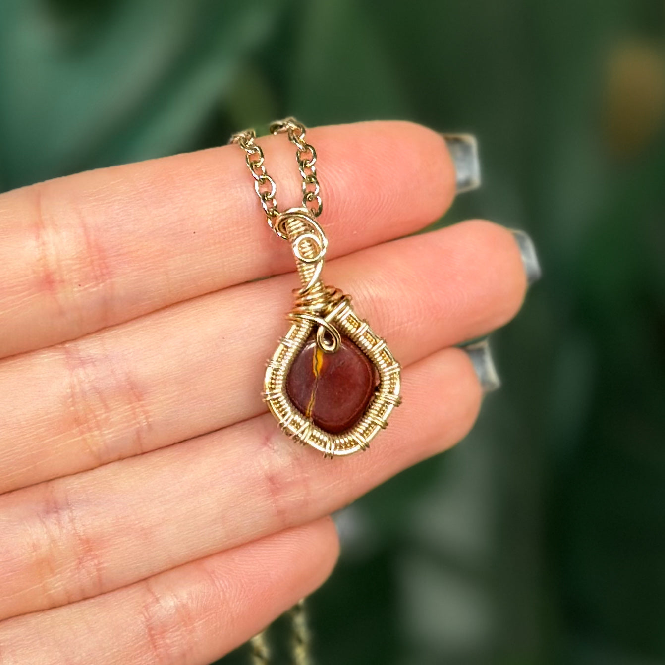 Mookaite Jasper Mini Pendant