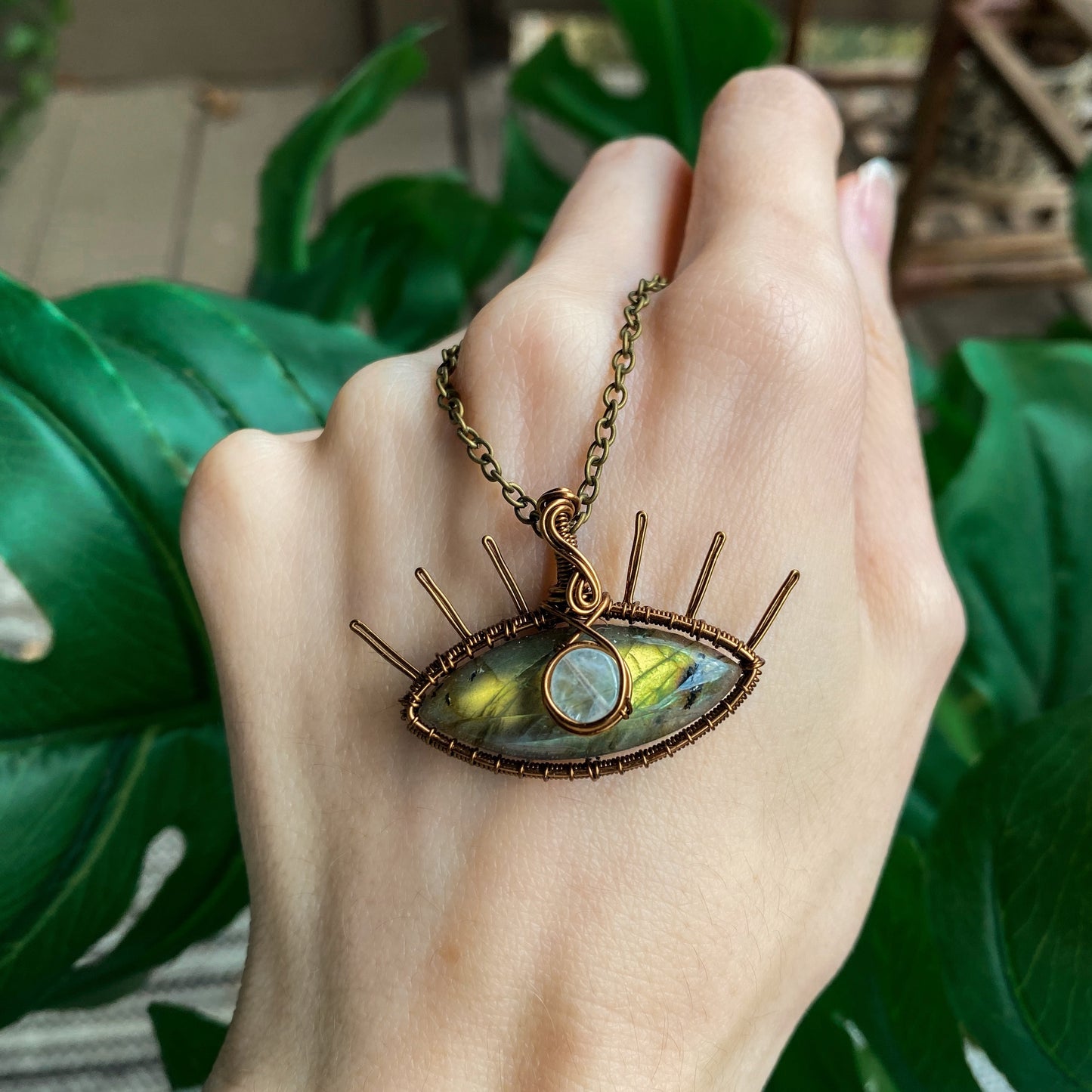 Labradorite Third Eye Necklace