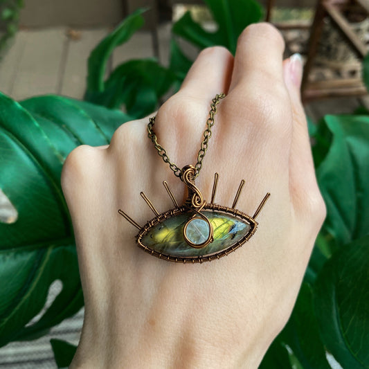 Labradorite Third Eye Necklace