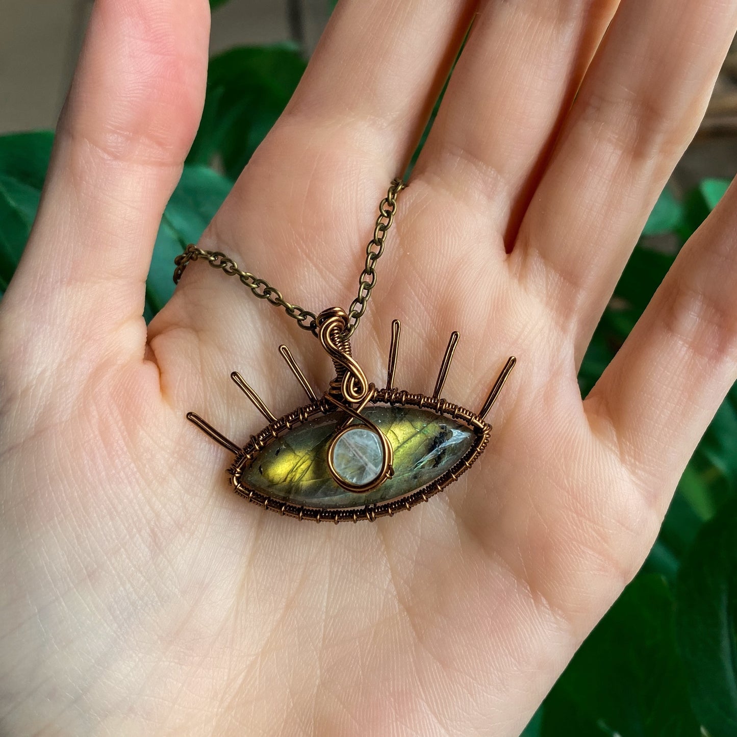 Labradorite Third Eye Necklace