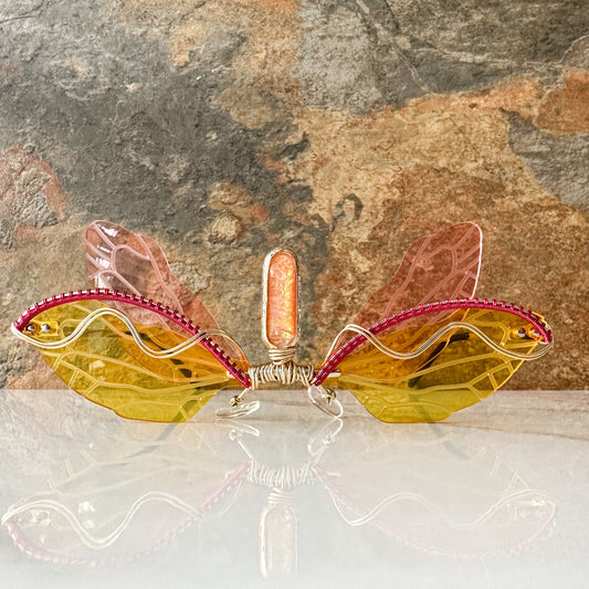 Pink/Yellow Fairy Wing Sunglasses