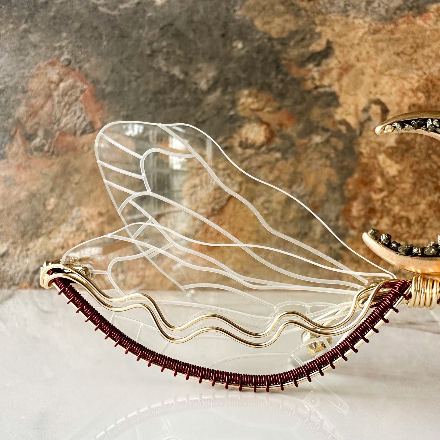 Crystal Moon Fairy Wing Sunglasses