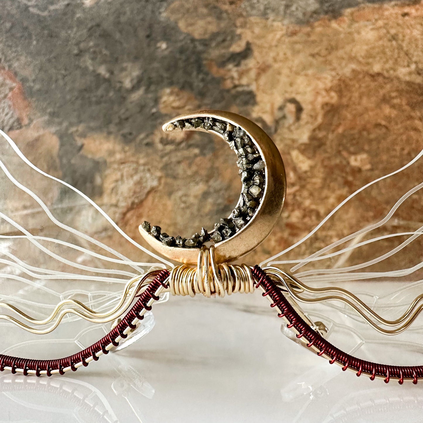 Crystal Moon Fairy Wing Sunglasses