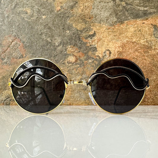 Black Round Sunglasses