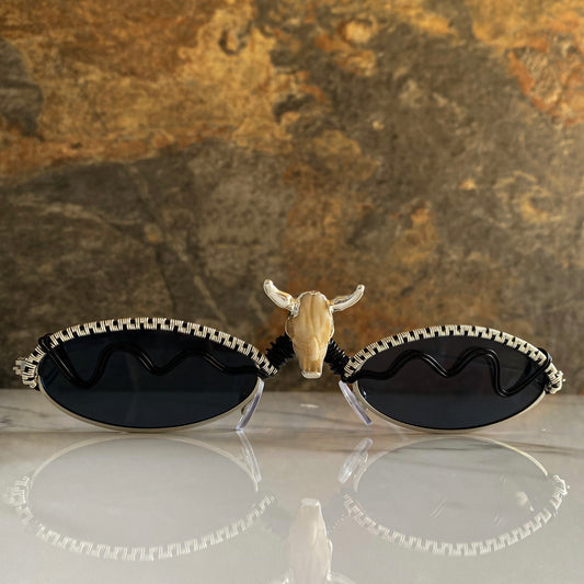 Black Skull Sunglasses