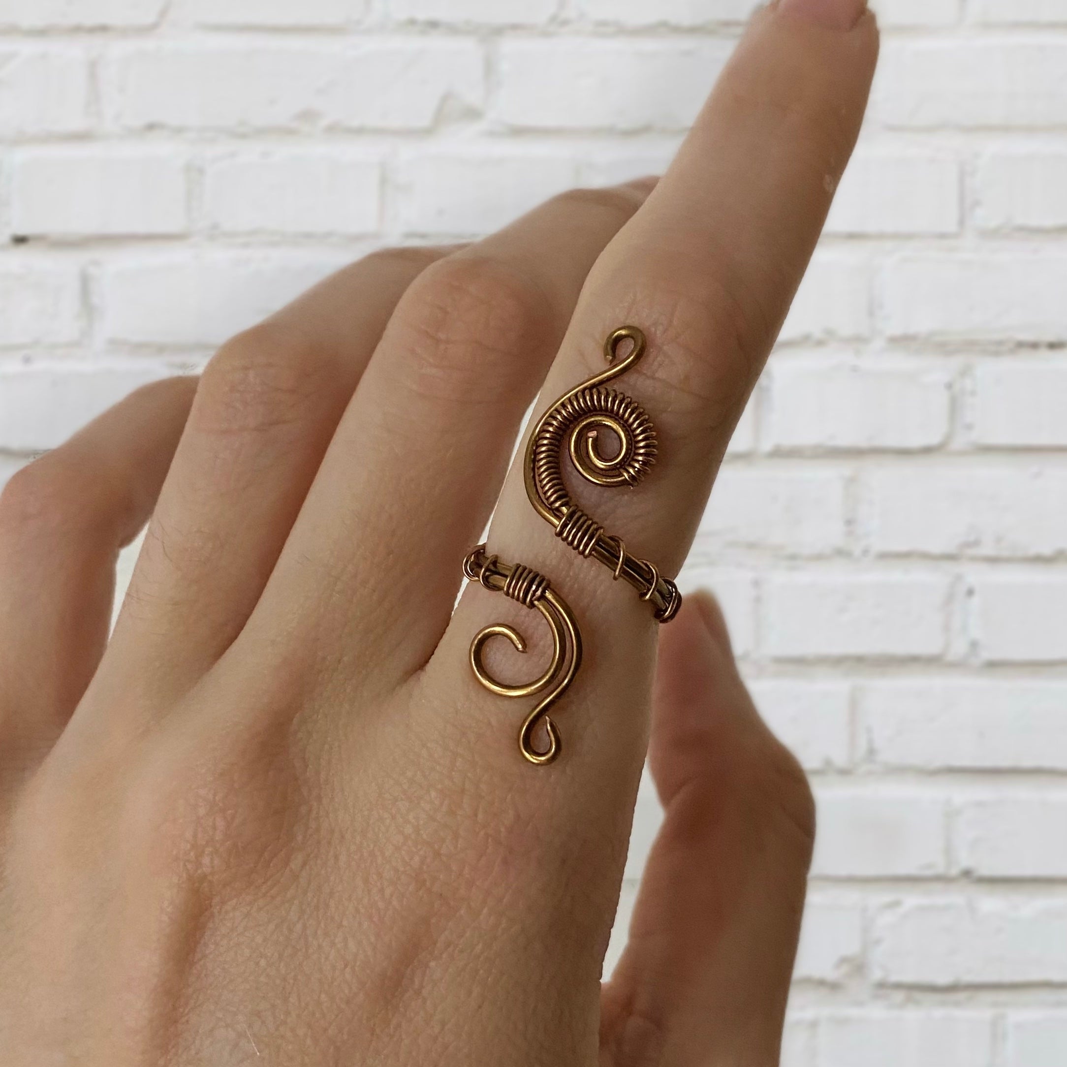 Wire hot sale ring designs