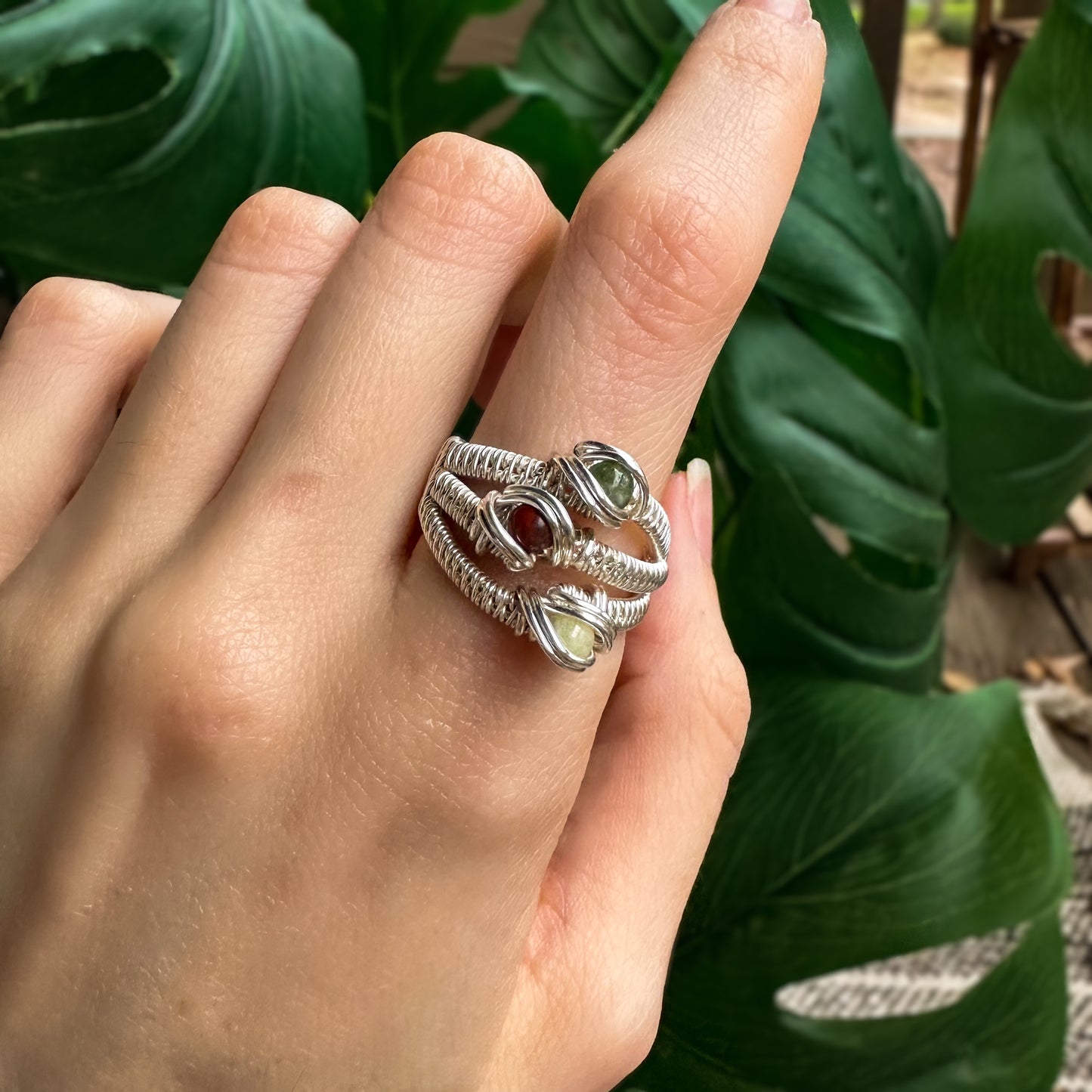 Jasper Stack Ring | Size 8